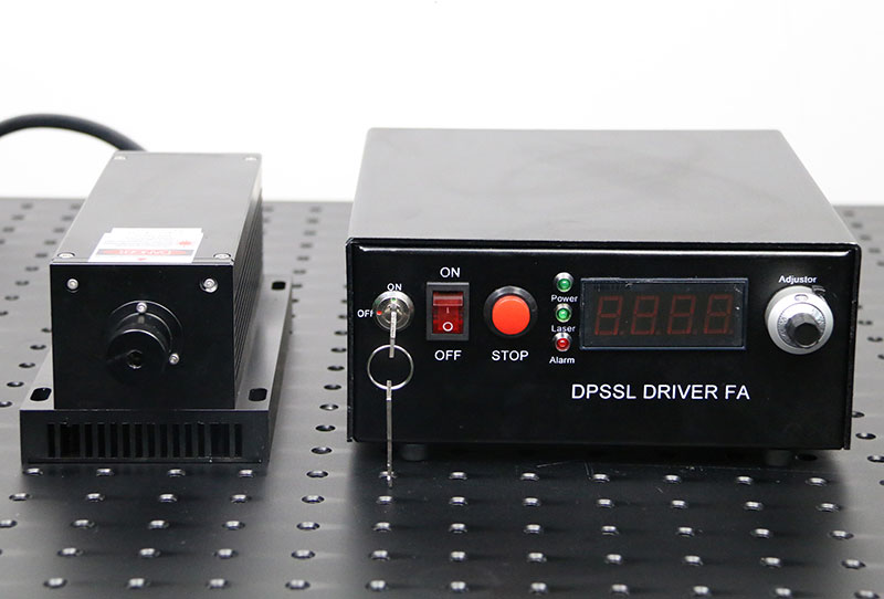 473nm 200mw ليزر DPSS system CW & modulation working mode